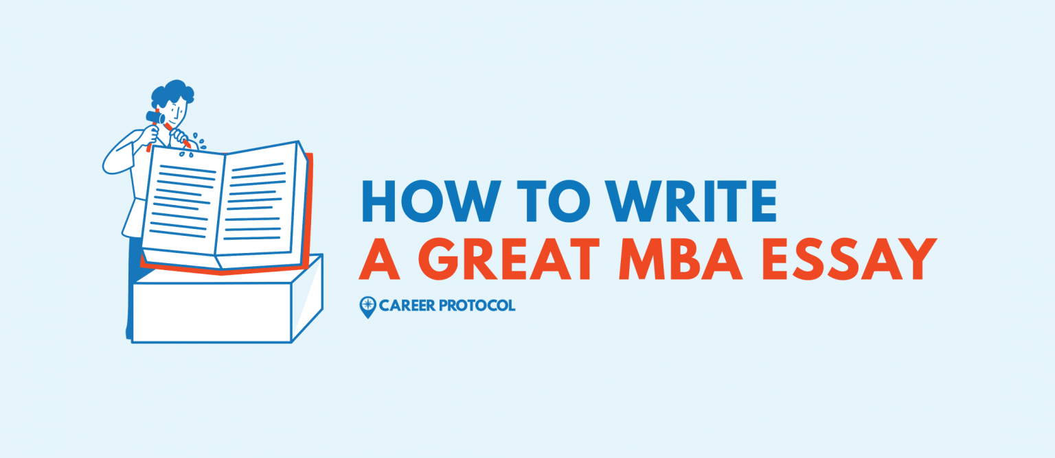Write a great MBA essay